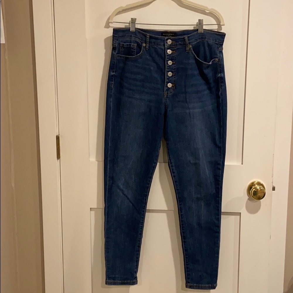 High Rise Skinny Stretchy Jeans